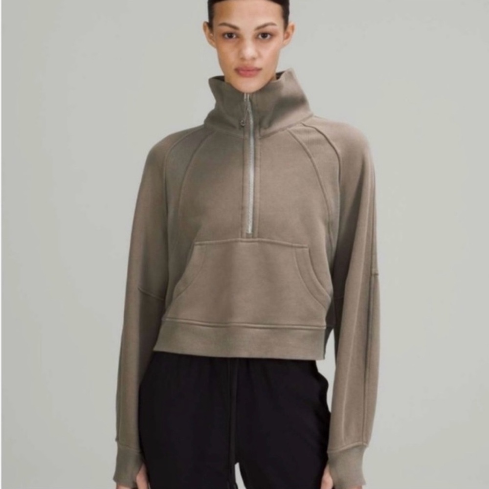 Lululemon Scuba Oversized Funnel-Neck Half Zip Rover Size XS/S